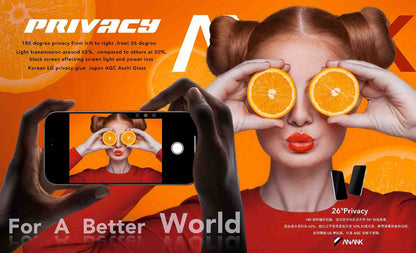 ANANK 2.5D 180° Privacy with 26° Angle Tempered Glass for Apple iPhone 17 Series (2025)