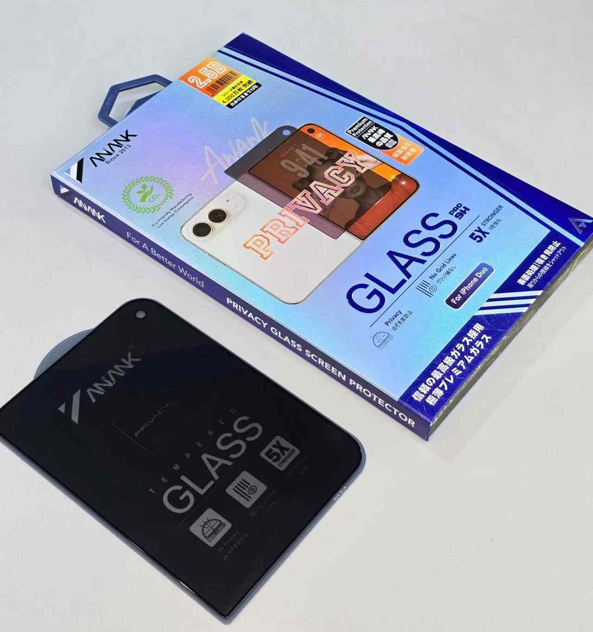ANANK Screen Protectors Tempered Glass for iPhone Duo (2026) (Sub-screen)