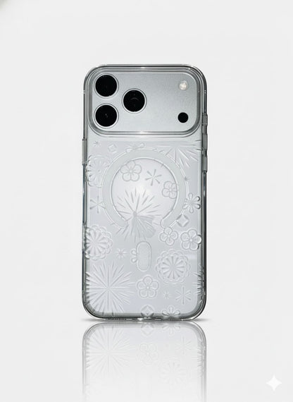 Power Support Air Jacket Mag "kiriko" Case with MagSafe for Apple iPhone 17 Series (2025)