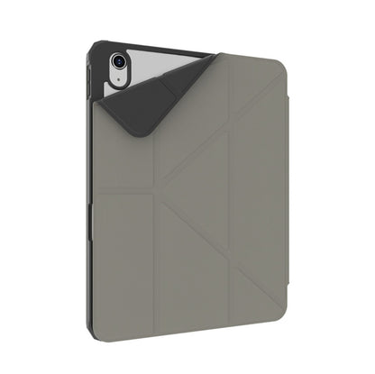 JTLEGEND Youth Q.C.A.C. Clear Magnetic Stand Case with Pencil Slot for iPad A16 Chip 11" (2025)/iPad 10th Generation 10.9" (2022)