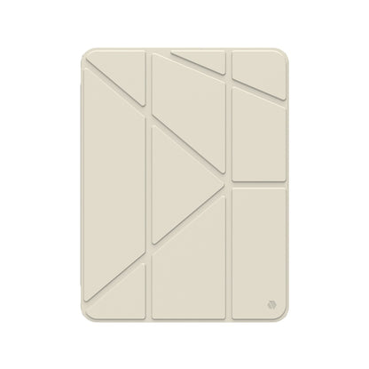 JTLEGEND Youth Q.C.A.C. Clear Magnetic Stand Case with Pencil Slot for iPad A16 Chip 11" (2025)/iPad 10th Generation 10.9" (2022)