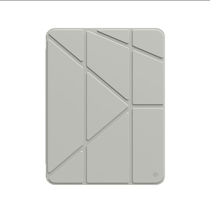 JTLEGEND Youth Q.C.A.C. Clear Magnetic Stand Case with Pencil Slot for iPad A16 Chip 11" (2025)/iPad 10th Generation 10.9" (2022)