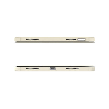 JTLEGEND Youth Q.C.A.C. Clear Magnetic Stand Case with Pencil Slot for iPad A16 Chip 11" (2025)/iPad 10th Generation 10.9" (2022)