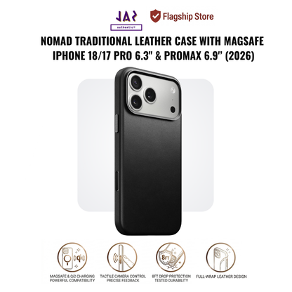 Nomad Traditional Leather Case with MagSafe