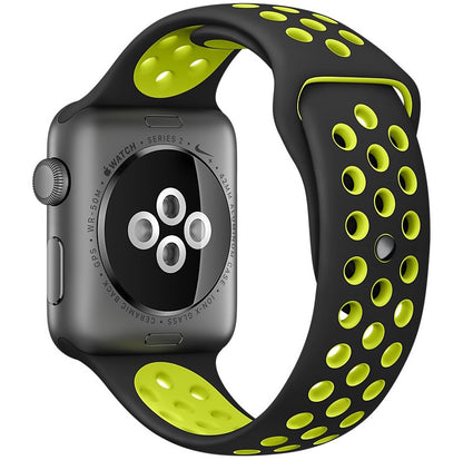 Apple Watch Series 2 Nike+ 42mm Aluminum Case ION-X Glass Ceramic Back GPS WR-50M (Well Used)