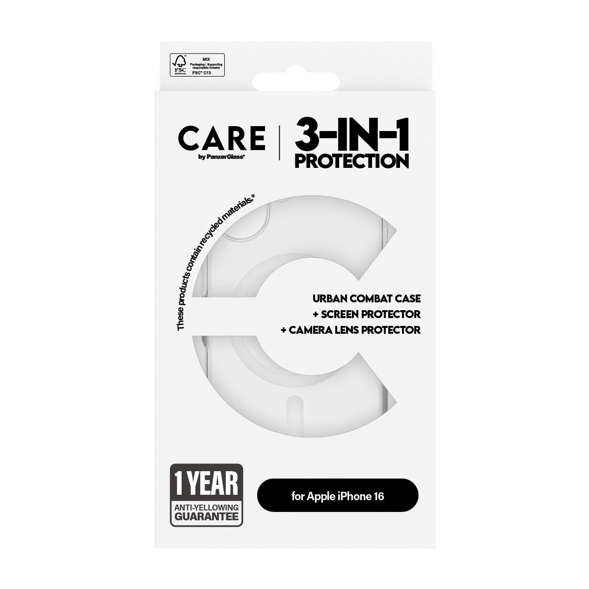 CARE by PanzerGlass Flagship 3-in-1 Bundle