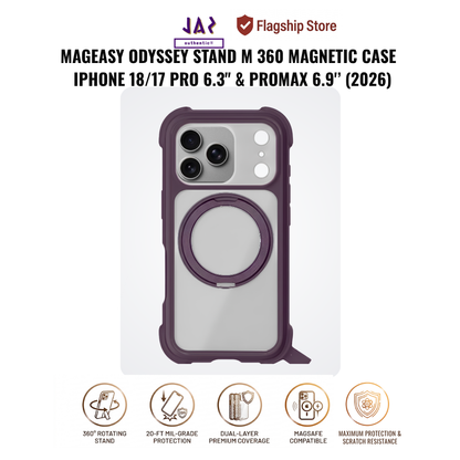 MAGEASY Odyssey Stand M 360 Magnetic Case