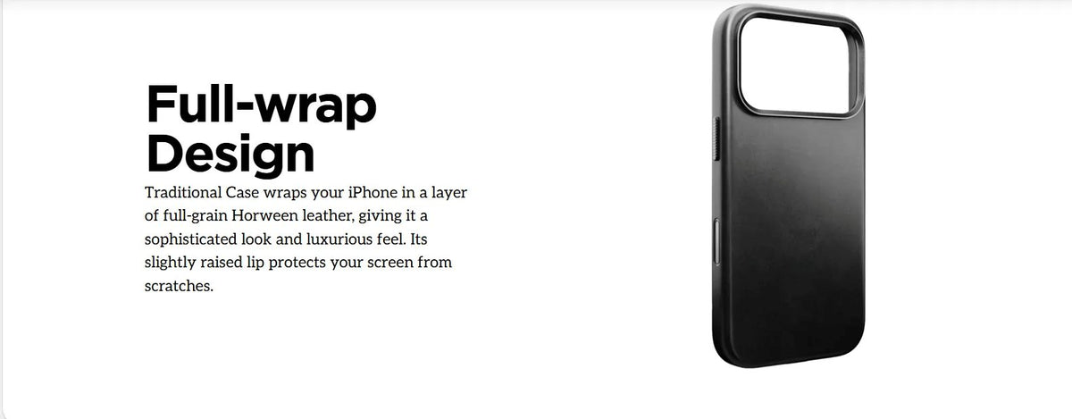 Nomad Traditional Leather Folio for iPhone Book (2026)