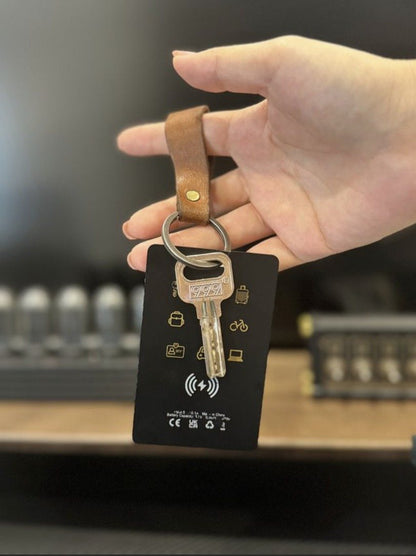 DEVIA Lite Tag Bluetooth Card-Shaped Anti-Loss Device with Wireless Recharging - Black