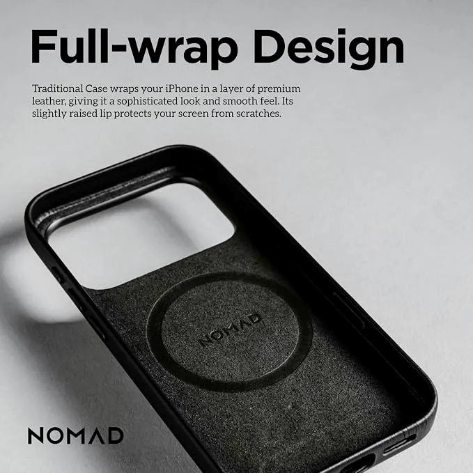 Nomad Traditional Leather Folio for iPhone Book (2026)