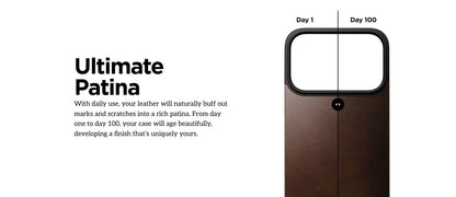 Nomad Modern Leather Case with MagSafe for iPhone 18/17 Pro 6.3" & iPhone 18/17 PROMAX (2026)