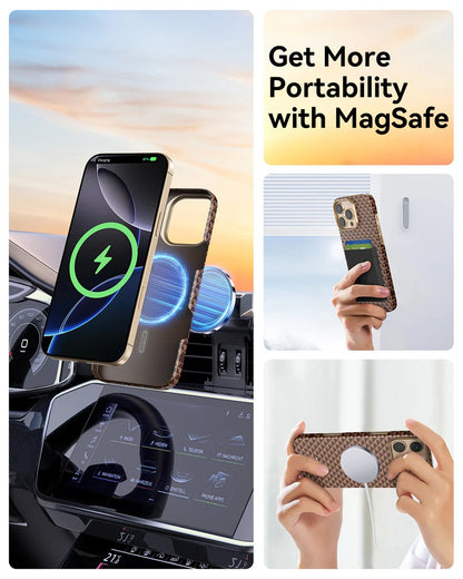 RAPTIC Aramid Fiber Skin-Origin Case with MagSafe Apple iPhone 17 Series (2025)