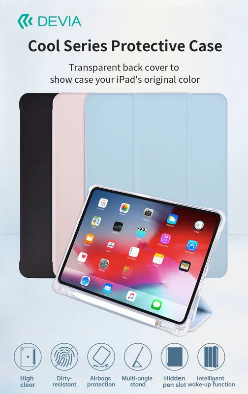 DEVIA Cool Series Protective Case for Apple iPads - Black