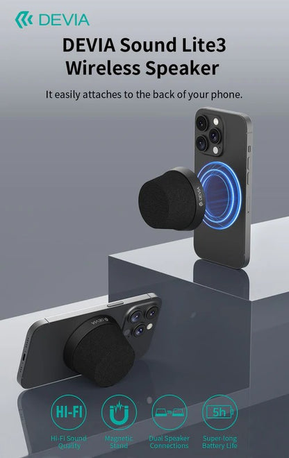DEVIA Sound Lite3 Wireless Speaker - Black
