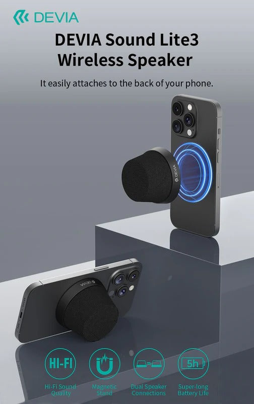 DEVIA Sound Lite3 Wireless Speaker - Black