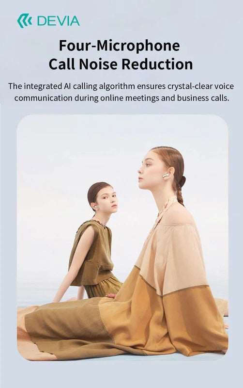 DEVIA ANC TWS Ultra1 Wireless Earphone - Black