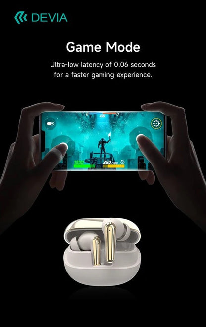 DEVIA Star Series ANC TWS-E4 Wireless Earphone - Black