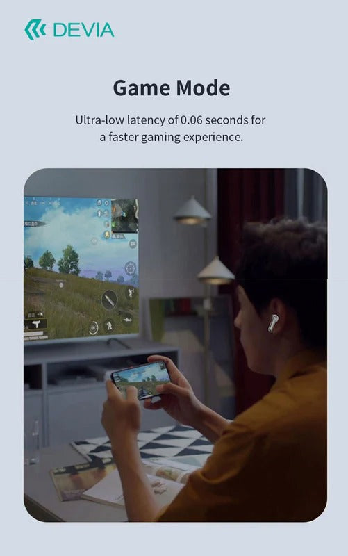 DEVIA ANC TWS Ultra1 Wireless Earphone - Black