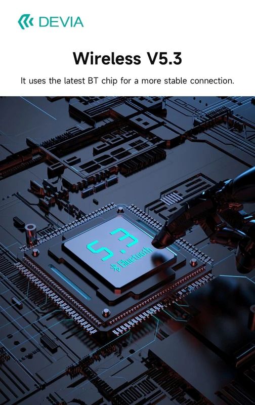 DEVIA Star Series ANC TWS-E4 Wireless Earphone - Black