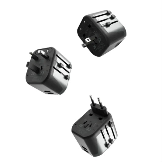 DEVIA Global Multi-function Travel Adapter 30W - Black