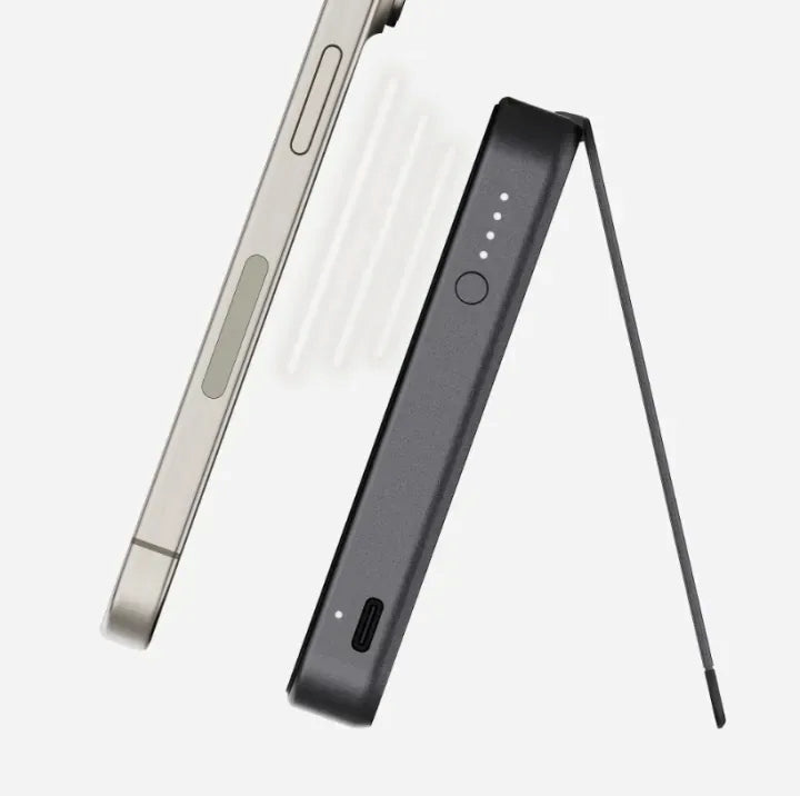 Mophie Powerstation Mini Qi2 Wireless with Stand - Black