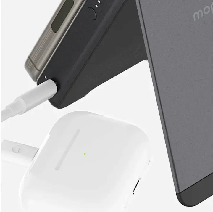 Mophie Powerstation Mini Qi2 Wireless with Stand - Black