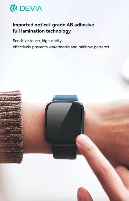 DEVIA Watch Protective Film with Assist Tool for Apple Watch (2025/2024) - Clear