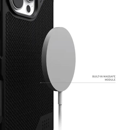 UAG Metropolis LT MagSafe Protective Case for iPhone 16 Series (2024) - Kevlar Black