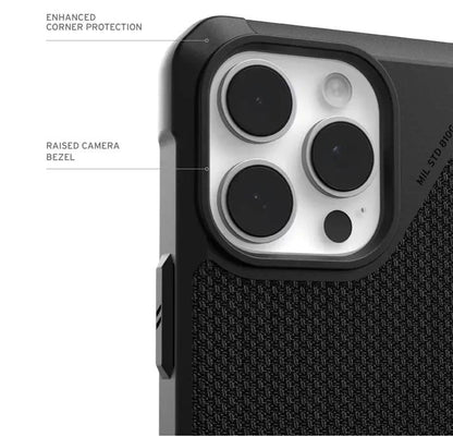 UAG Metropolis LT MagSafe Protective Case for iPhone 16 Series (2024) - Kevlar Black
