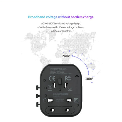 DEVIA Global Multi-function Travel Adapter 30W - Black