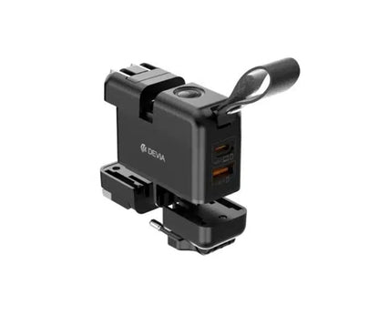 DEVIA Global Multi-function 45W PD+QC GaN Charger for Laptops, Tablets and Smartphones - Black