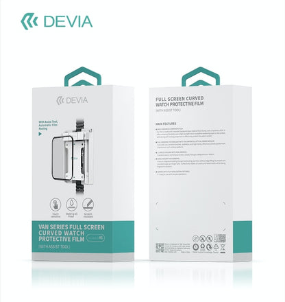 DEVIA Watch Protective Film with Assist Tool for Apple Watch (2025/2024) - Clear