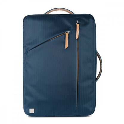 Moshi Venturo Slim Ergonomic Crossbody Laptop Backpack with Cushioned Compartments (16" Bahama Blue)