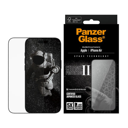 PanzerGlass Ceramic II Screen Protector Ultra-Wide Fit with EasyAligner