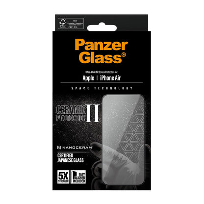 PanzerGlass Ceramic II Screen Protector Ultra-Wide Fit with EasyAligner