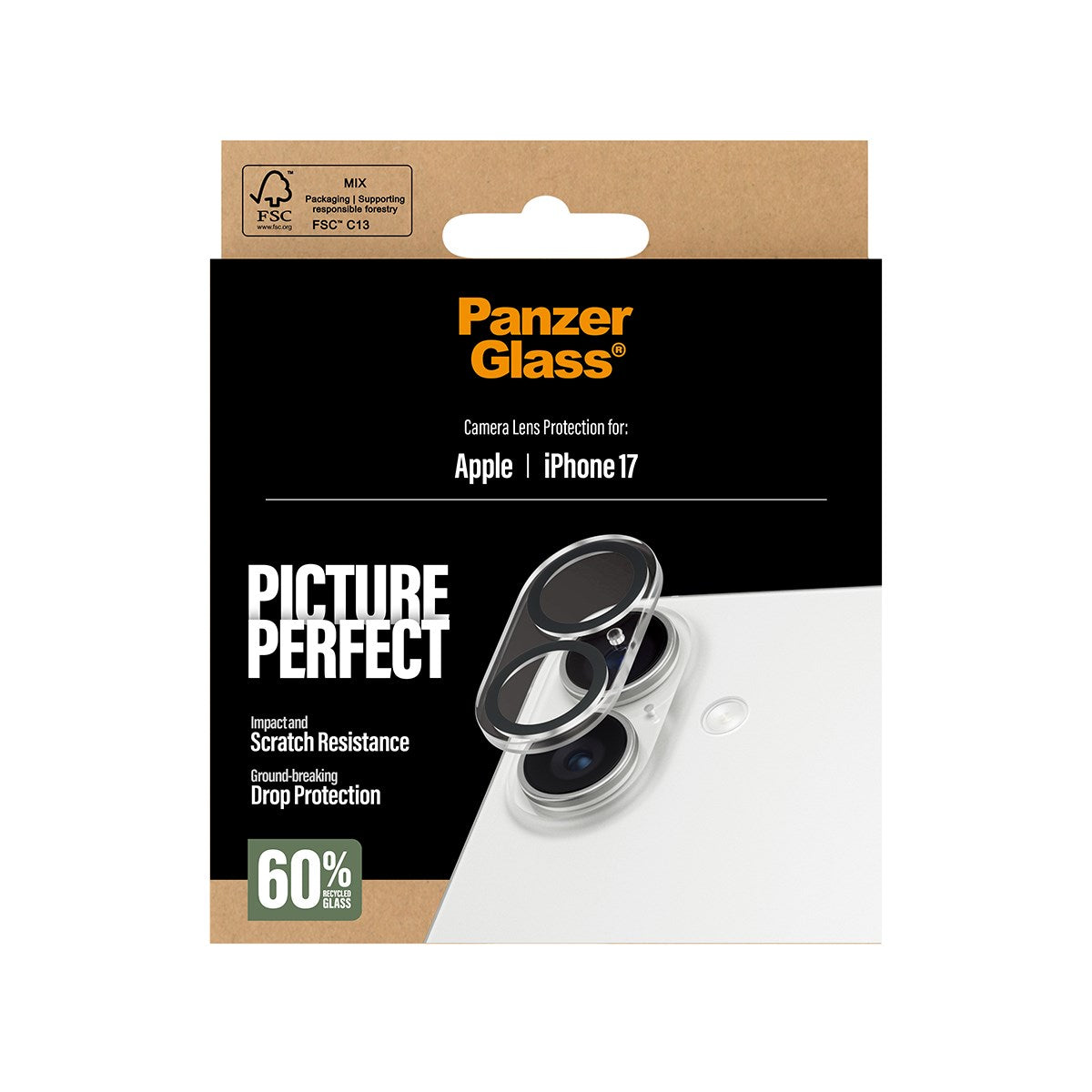 PanzerGlass PicturePerfect Lens Protector for iPhone 17 / 17 Pro Max (2025)