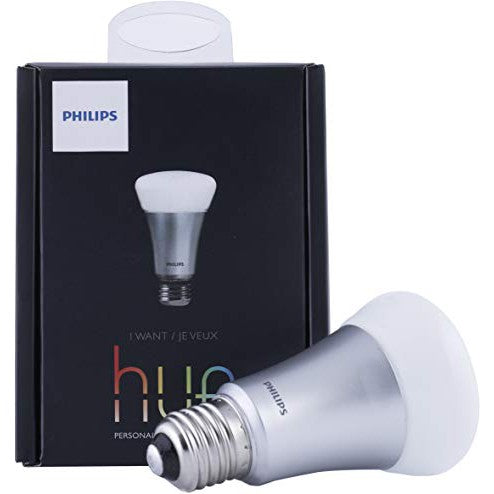 Philips Hue Generation 1 Personal Wireless Lighting, Single Bulb (9kWh/1000h, 600 lumen, 8.5W E27)