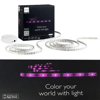 Philips Friends of Hue LightStrips Up To 16 Million Colors, 2m Of Flexible Light, 12W LED Light