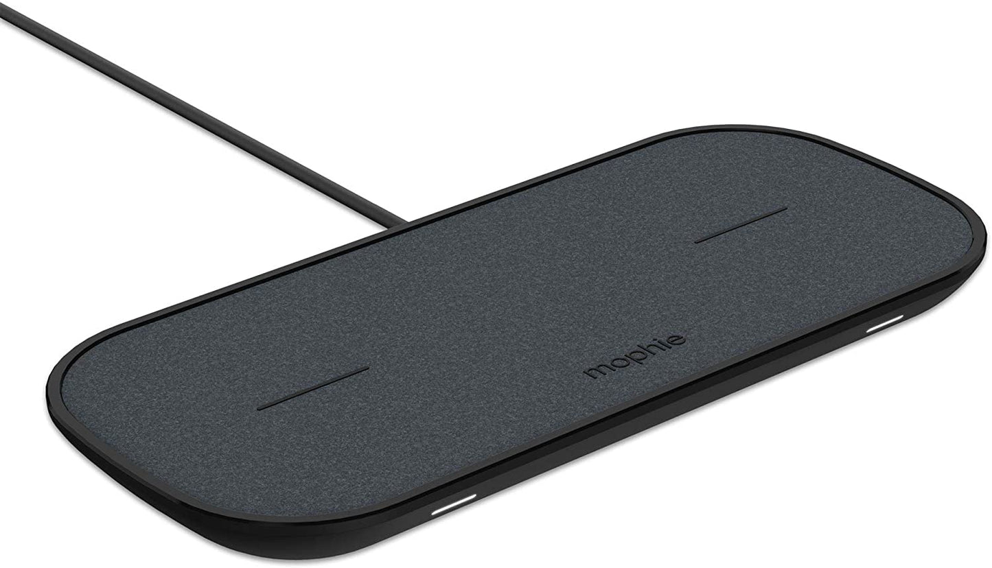 Mophie Wireless Charging Dual Pad (10W & 7.5W), Black
