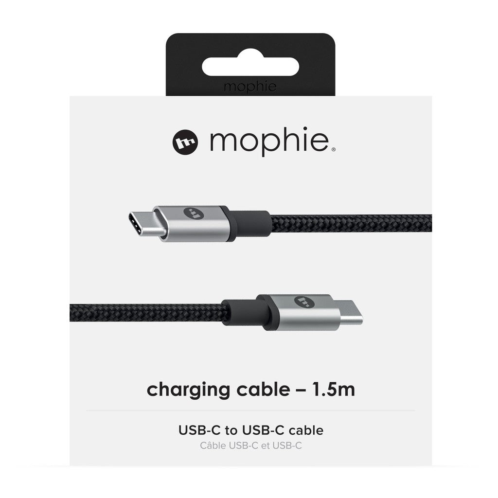 Mophie USB-C to USB-C Charging Cable 1.5m, Black