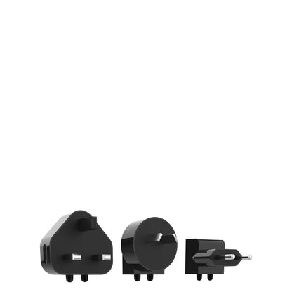 Mophie Global Powerstation Hub Portable Battery Hub with Qi Wireless Charging (6,000mAh), Black