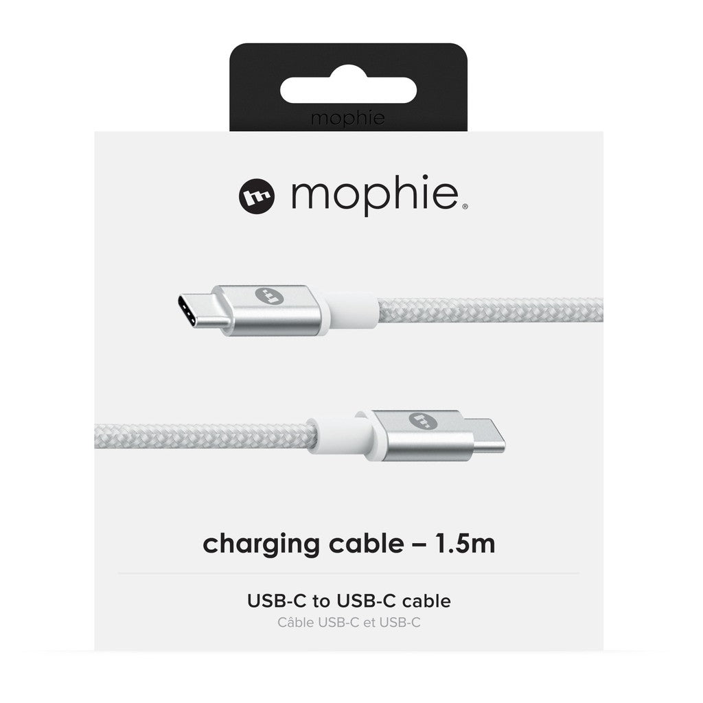 Mophie USB-C to USB-C Charging Cable 1.5m, White