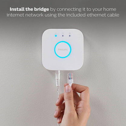 Philips Hue Bridge 2.0 Control Your Lights From Your Smart Phone or Tablet (Bulk Pack)