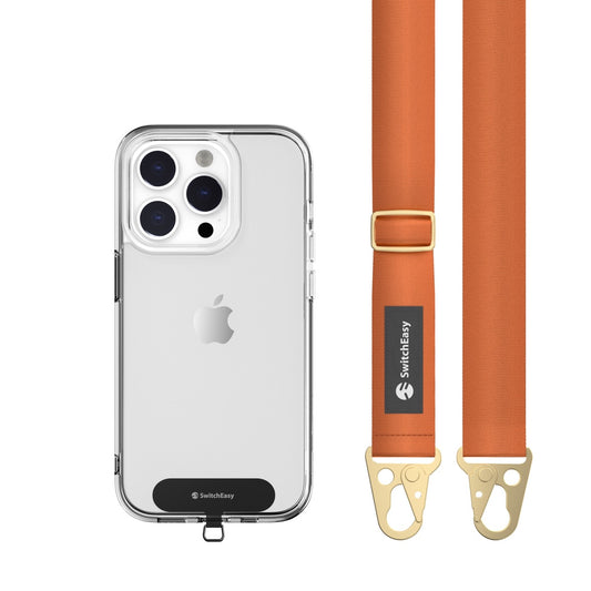 SwitchEasy EasyStrap with EasyStrap Card 25mm Zinc Alloy & Nylon Mobile Phone Lanyard Strap (Case not Included)
