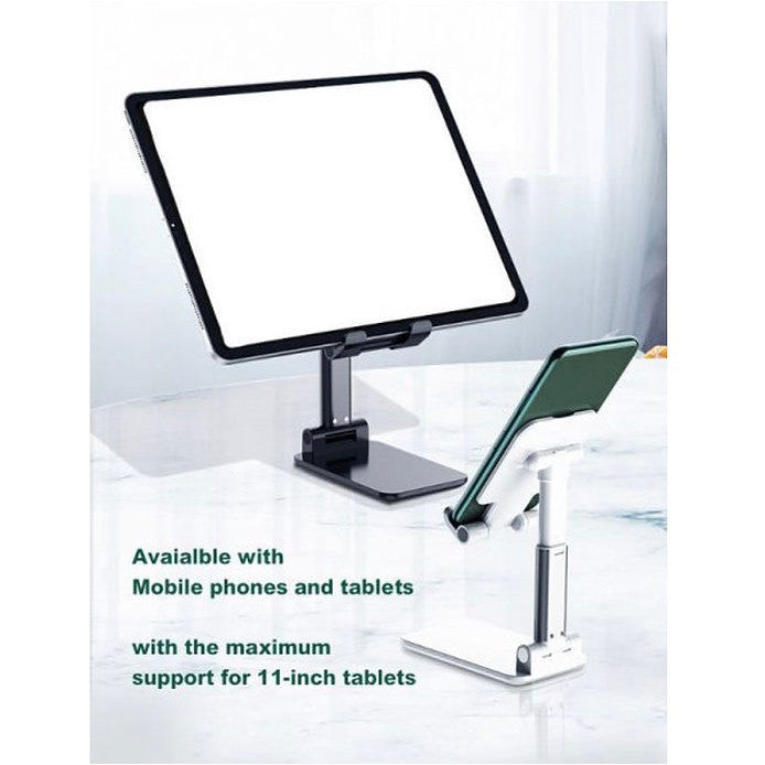 Devia Smartphone & Tablet Foldable Stand, Black
