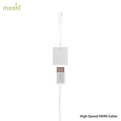 Moshi High Speed HDMI Cable, White (2 Meter) (4K)