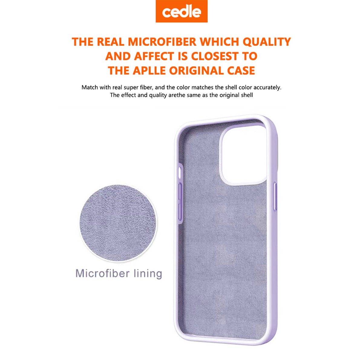 Cedle Silicone Case for iPhone 15 Series (2023)