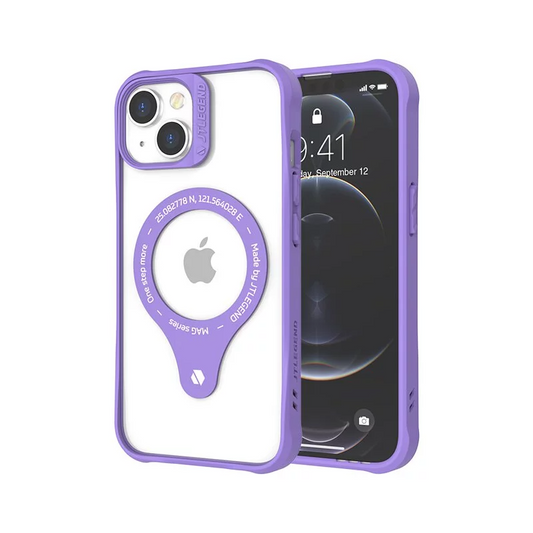 JTLEGEND Hybrid Cushion DX MAG MagSafe Case for iPhone 14 6.1" (2022), Purple