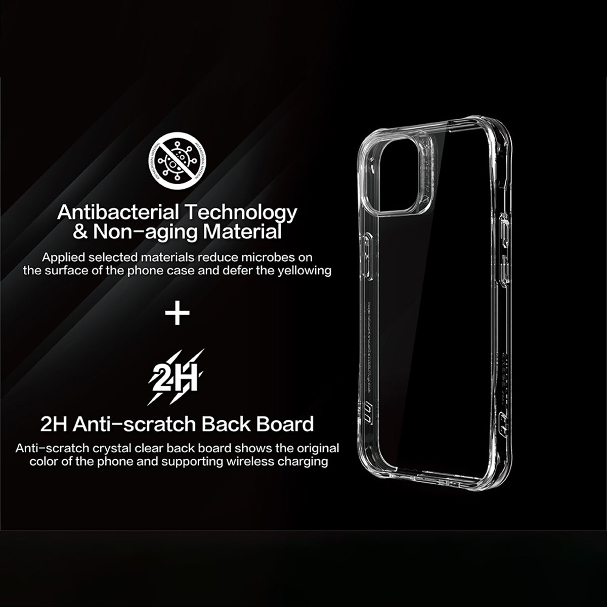 JTLEGEND Hybrid Cushion DX Case for iPhone 14 Pro Max 6.7" (2022), Customizable Camera Protection Ring