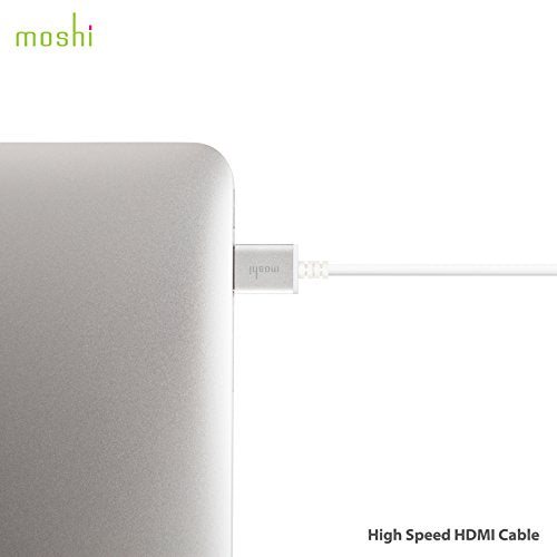 Moshi High Speed HDMI Cable, White (2 Meter) (4K)
